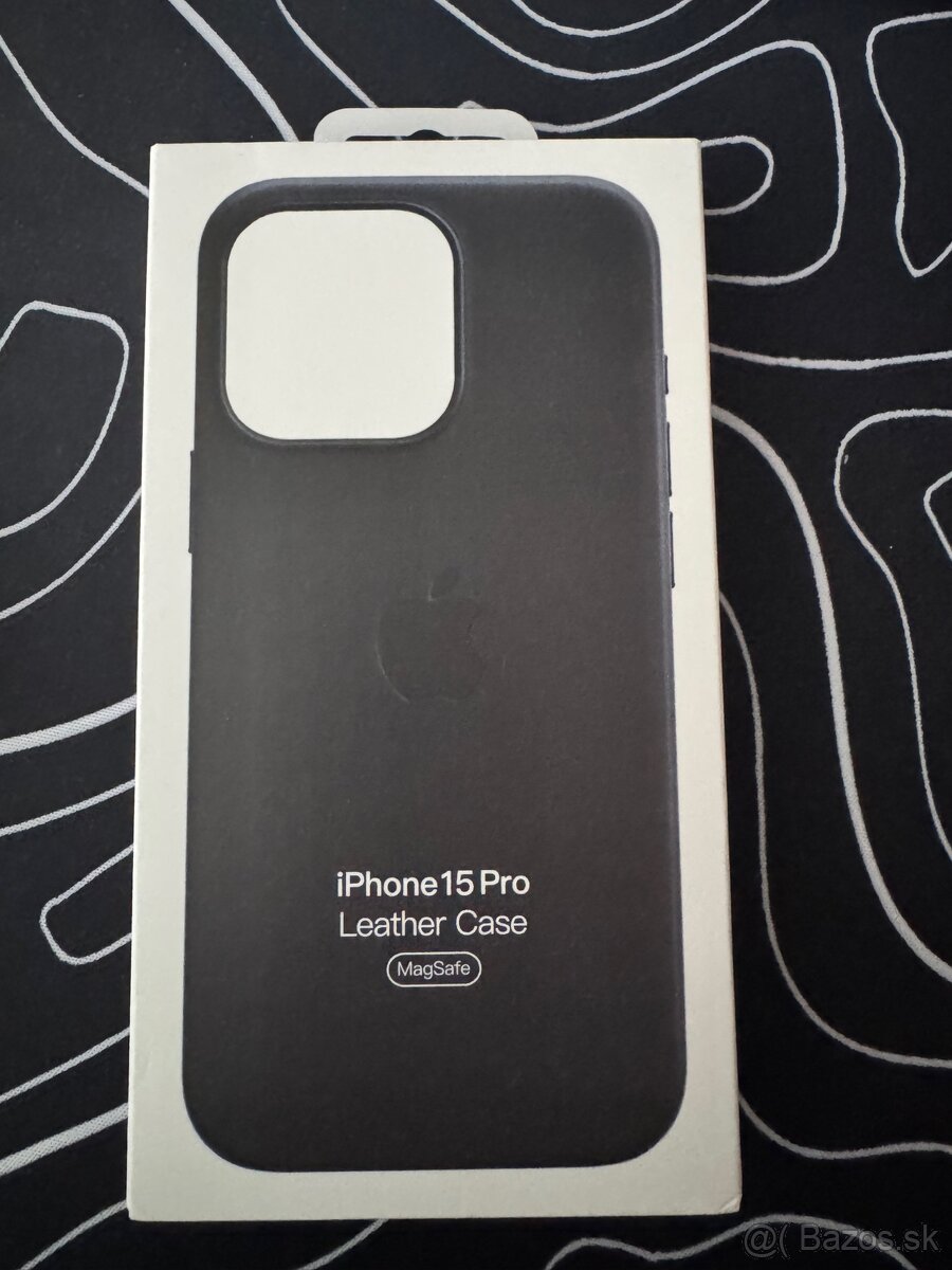 iPhone 15 Pro kožený obal