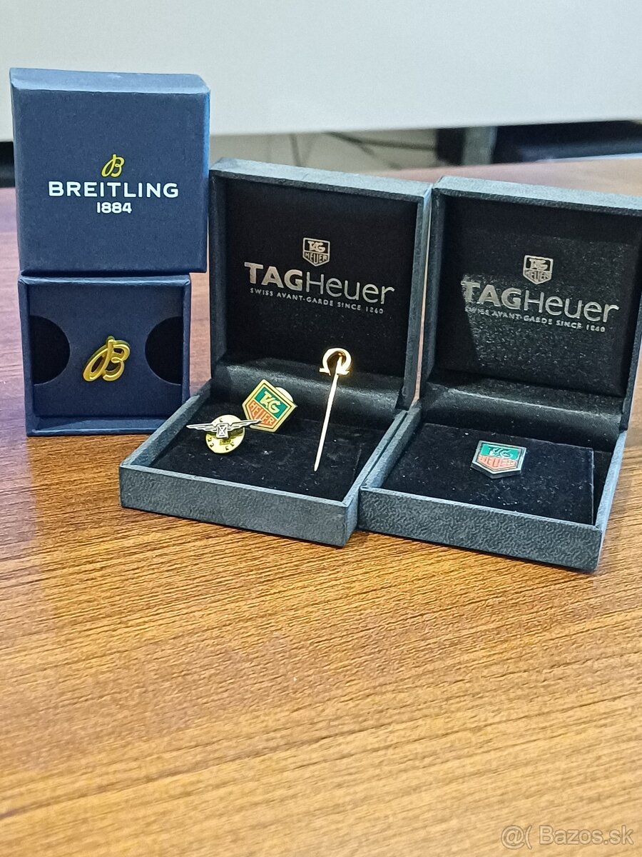 Breitling Longines Omega TAG Heuer odznak spona pin