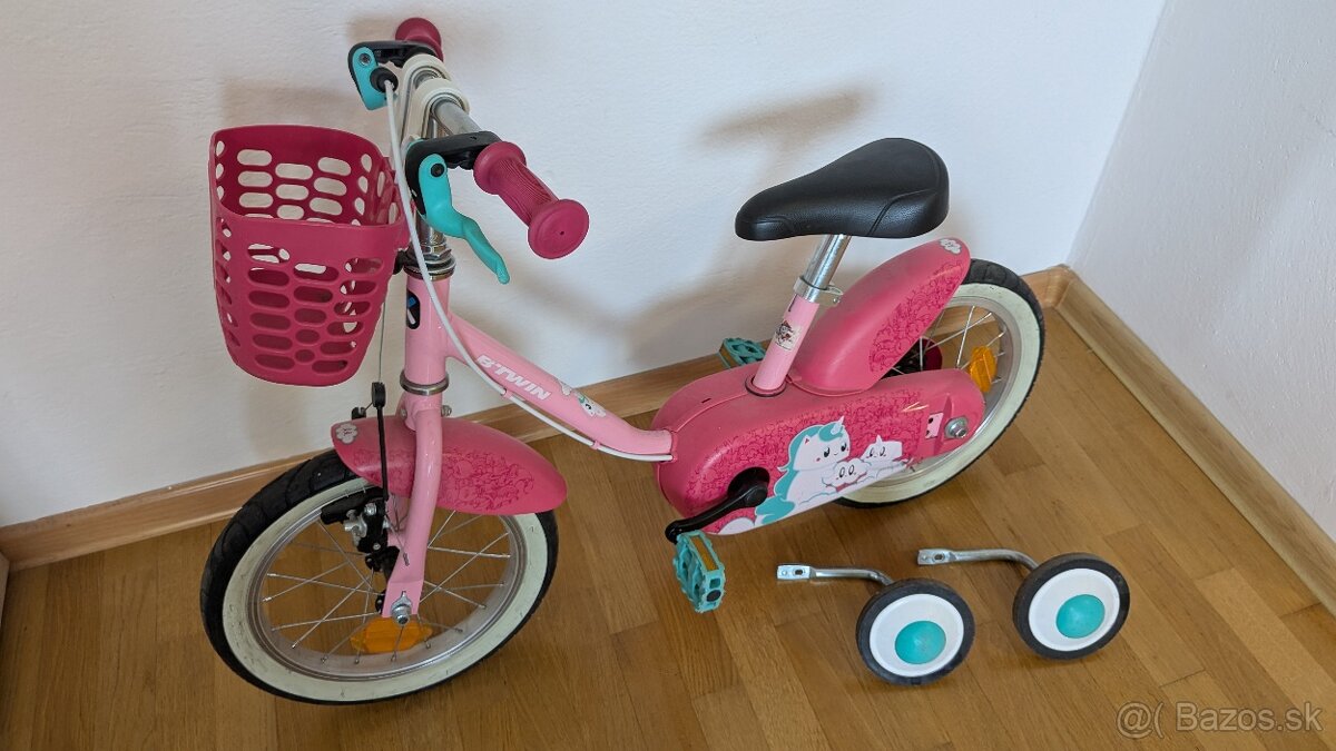 Detský bicykel 14" ružový