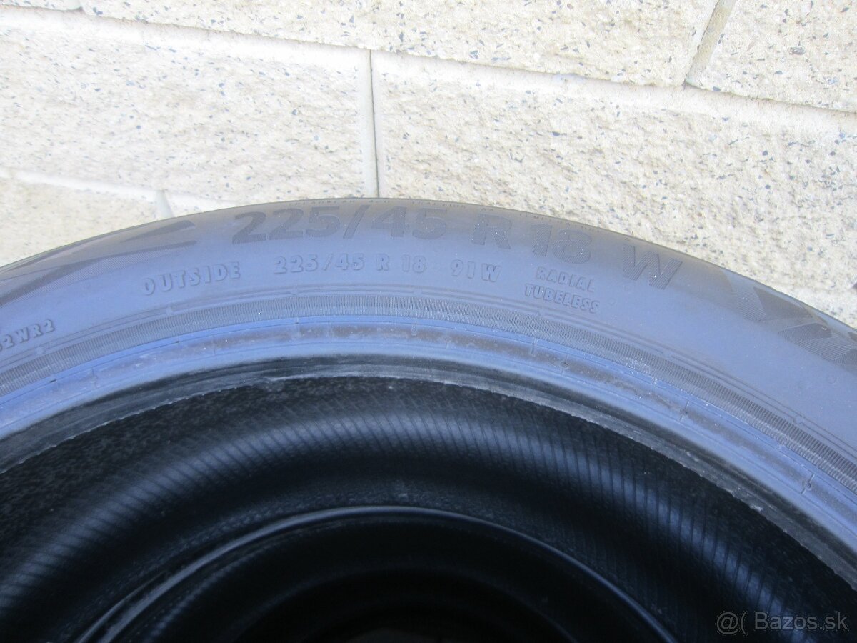 225/45R18 91W letne pneu Continental Ecocontact6, DOT0220