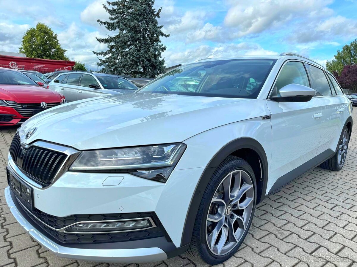 ✅️ŠKODA SUPERB SCOUT 4x4 2.0.TDI, DSG, WEBASTO,KAMERA,DCC✅️