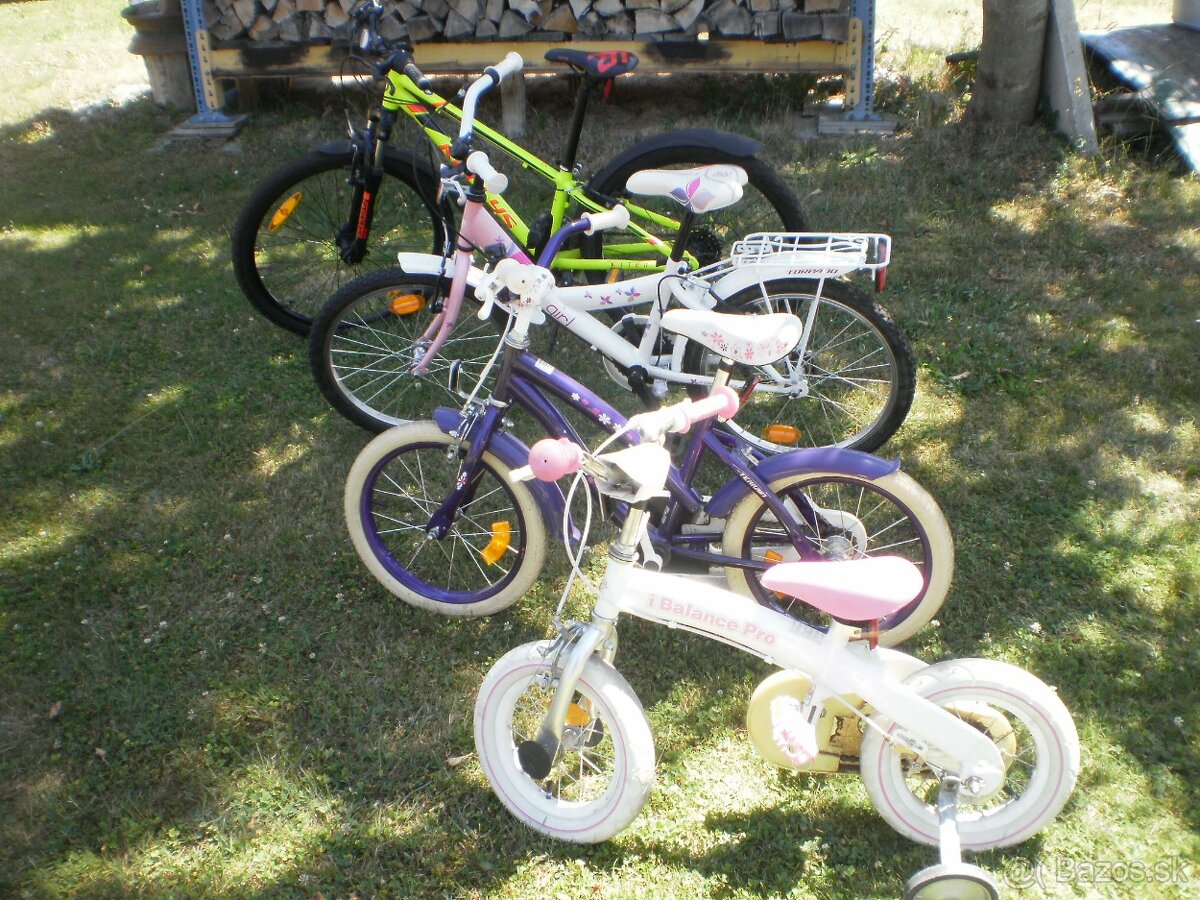 Detský bicykel 4x