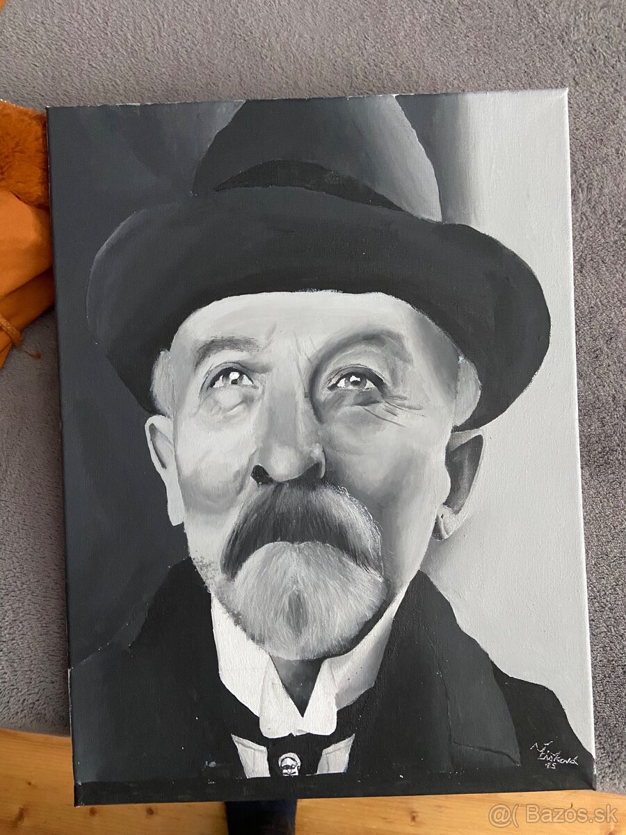 Maľba - portrét Georges Melies