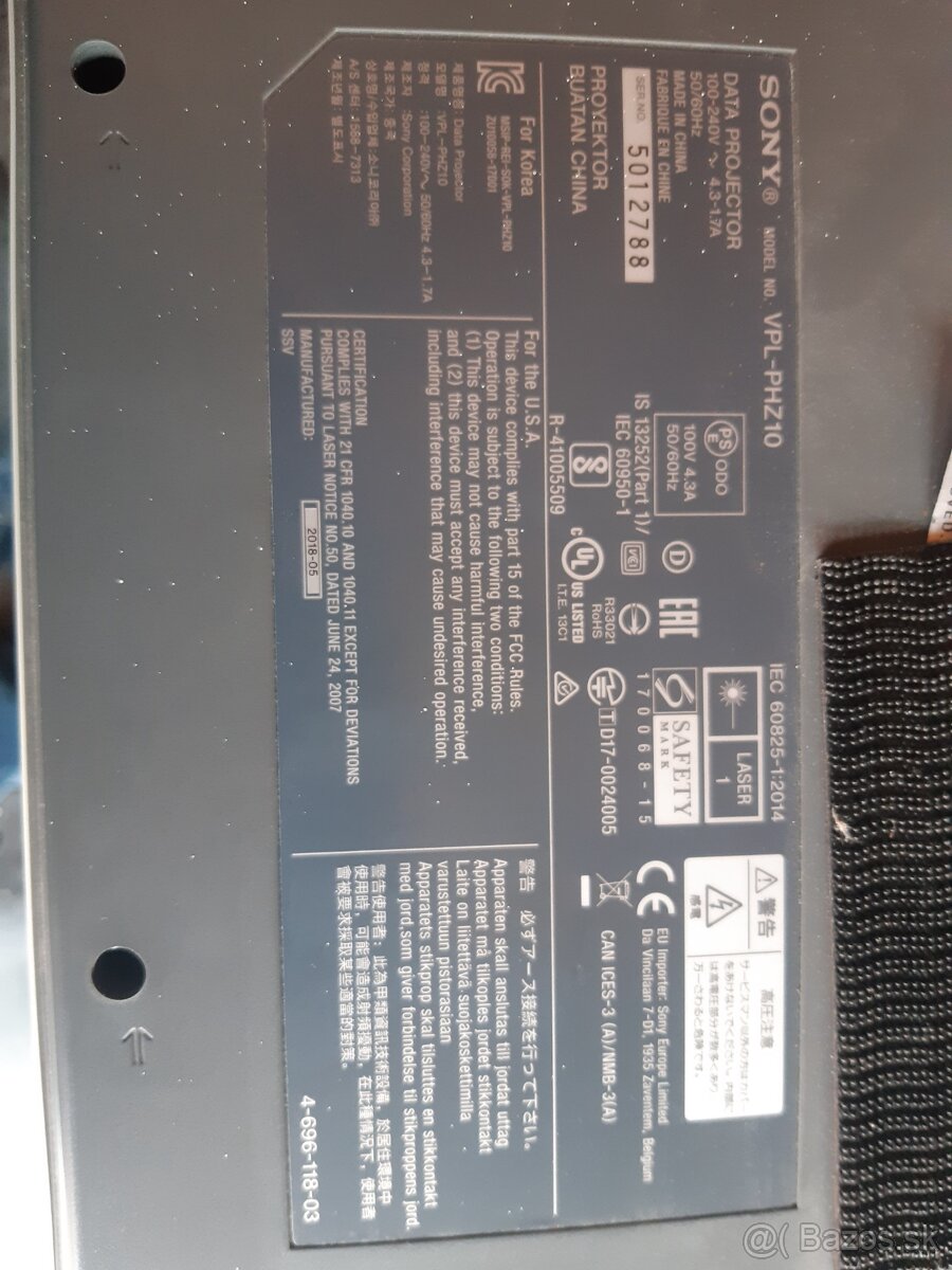 Projektor SONY