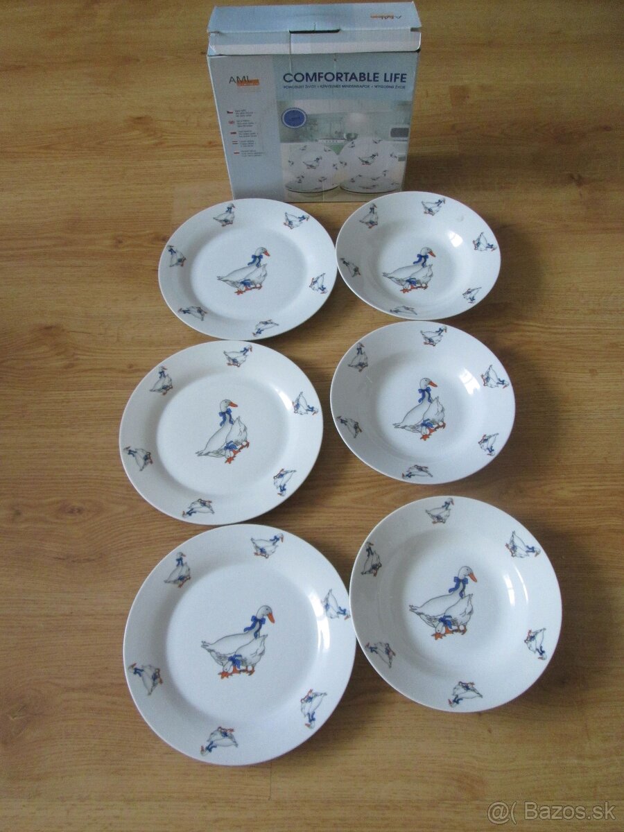 Súprava tanierov pre 3 osoby