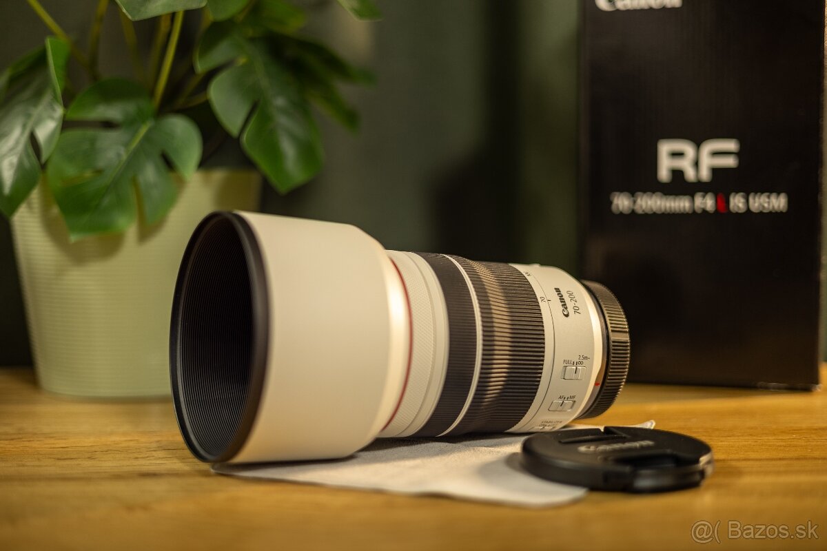 Canon RF 70 – 200 mm f/4 L IS USM (ako nový)