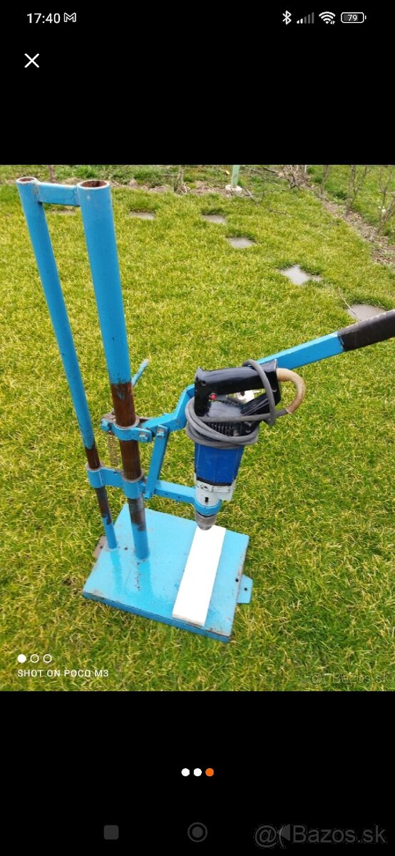 Vŕtačka EV 416 so stojanom