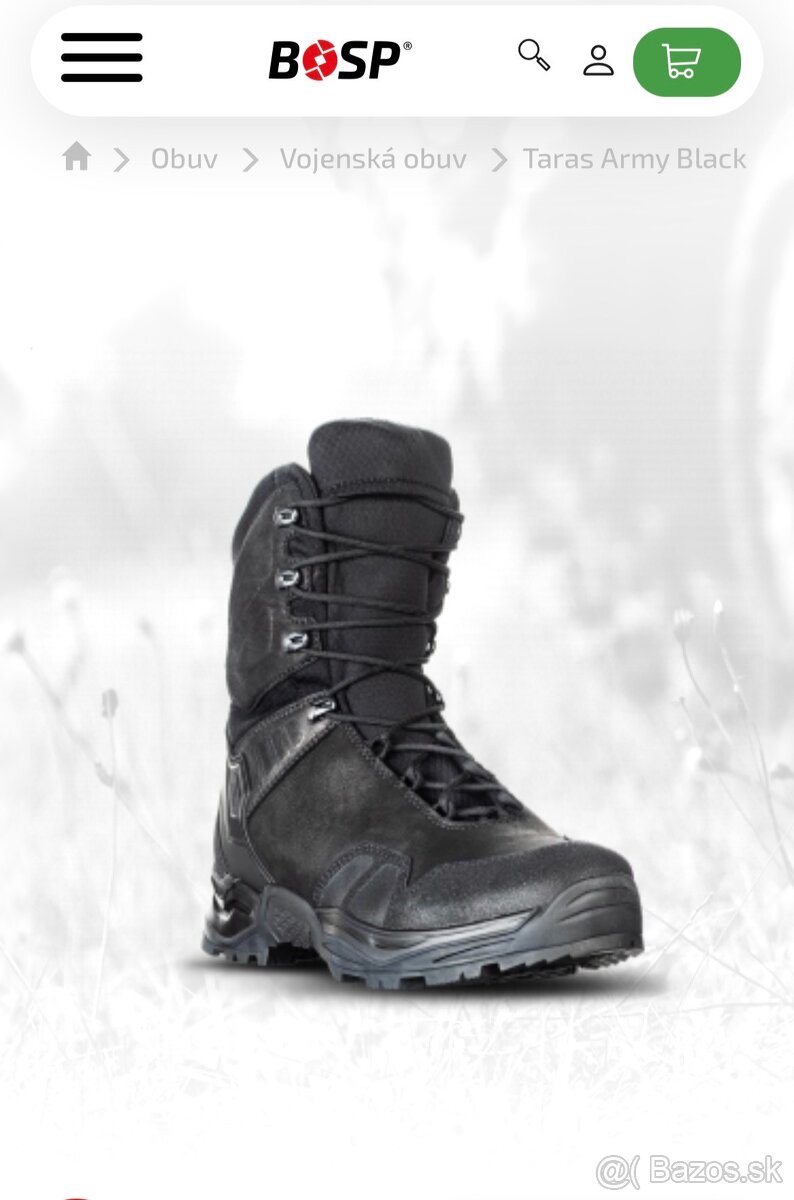 Taras Army Black high 29 (43,5)