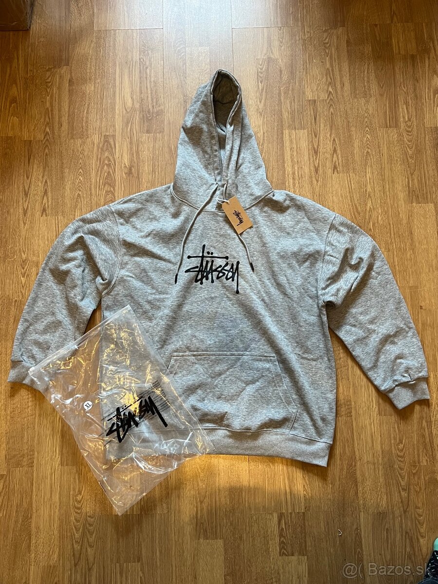 Stüssy šedá mikina