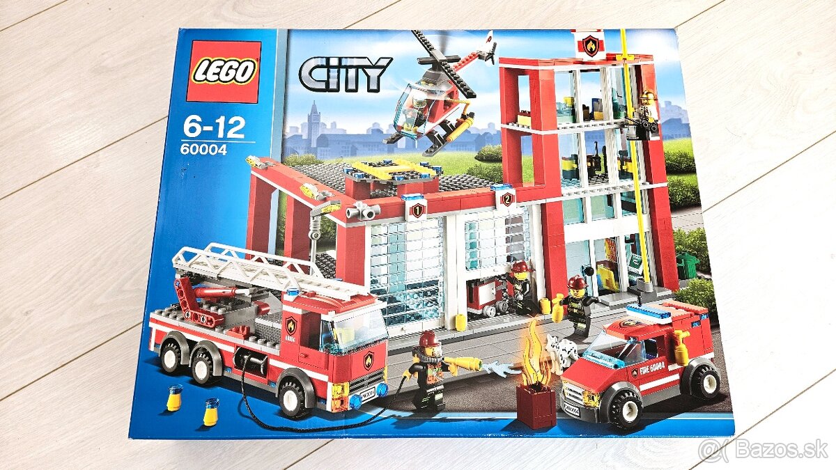 Predám novú požiarnu stanicu LEGO CITY 60004 z roku 2013.