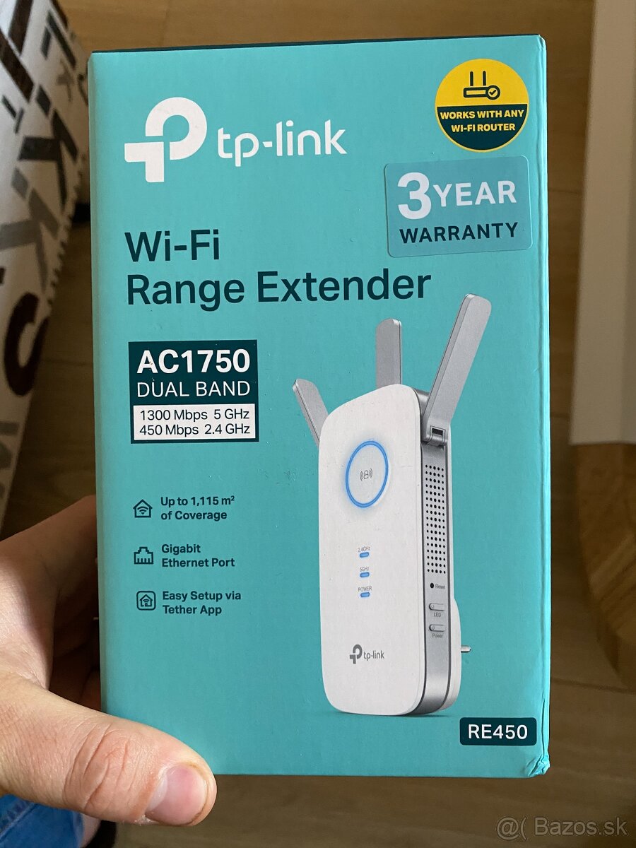 Wi-Fi zosilnovač TP-LINK AC1750 RE450