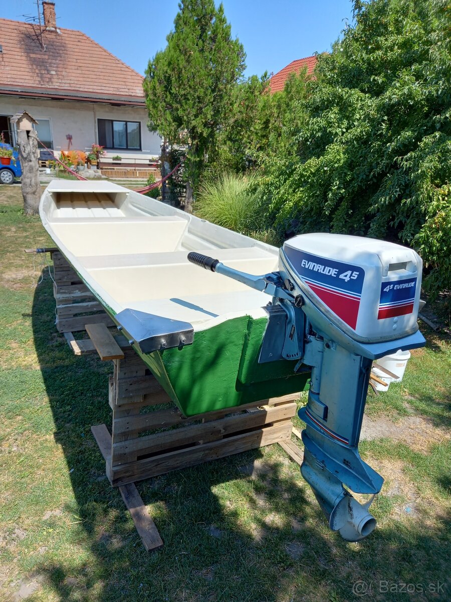 Predám motorový čln, pramicu