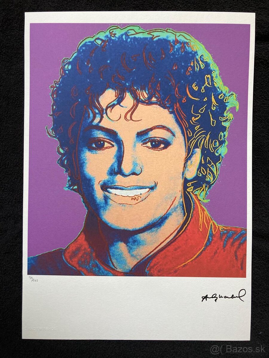 ANDY WARHOL © - Michael Jackson 33/125