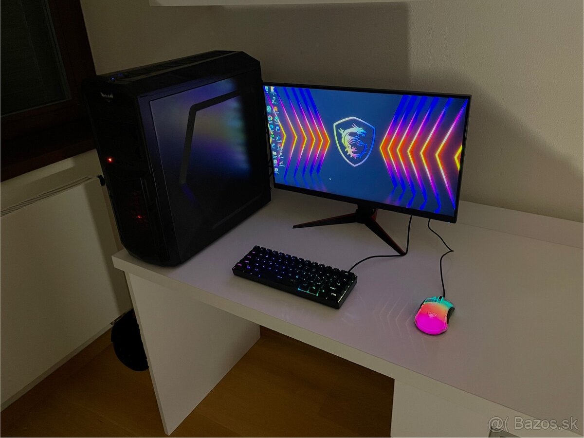 Herný PC +monitor,klávesnica,myš