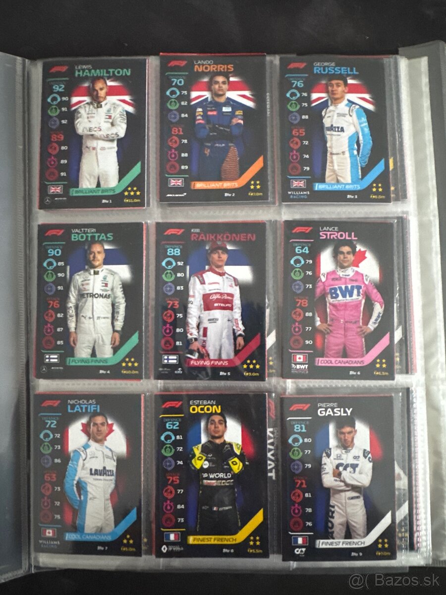 Topps kartičky (celý set) 2020