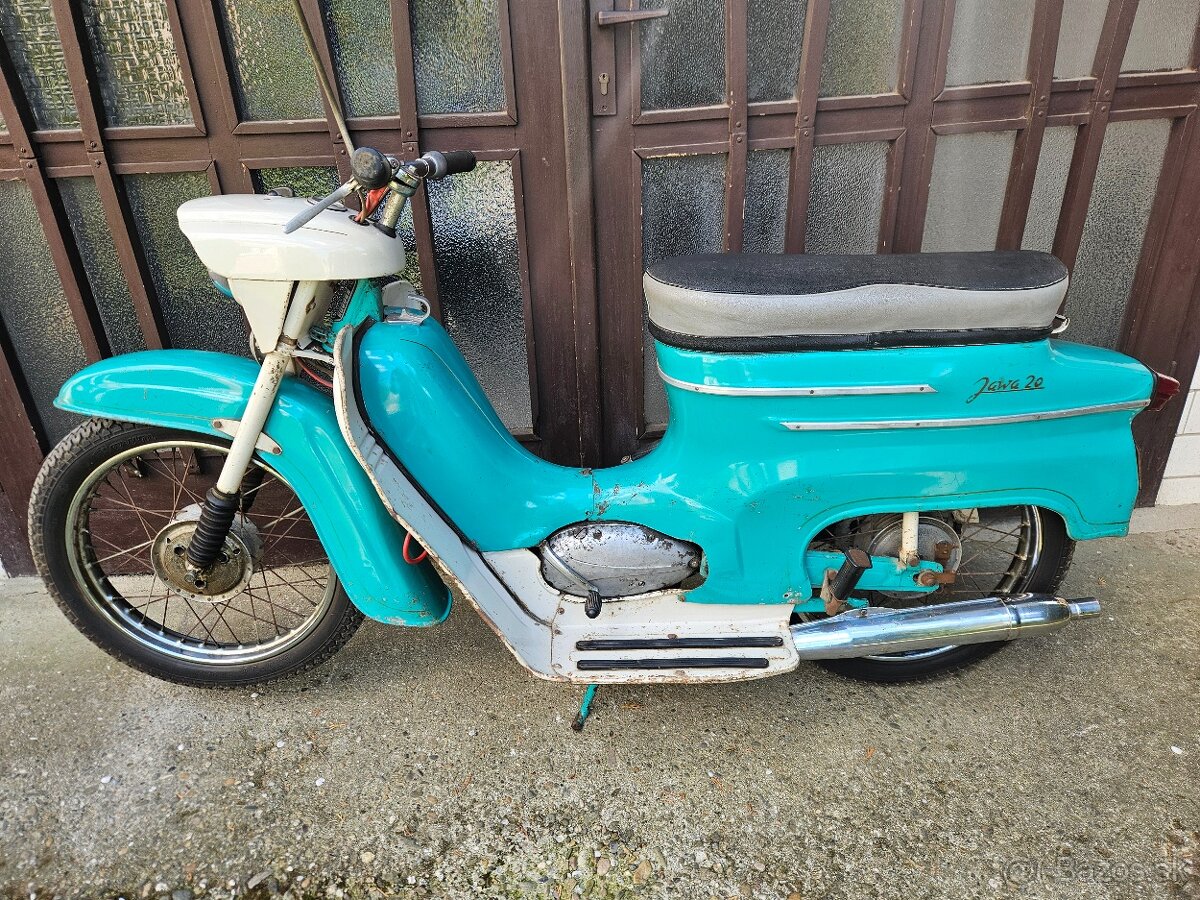 Jawa pionier 20 r.v. 1968 pôvodný stav