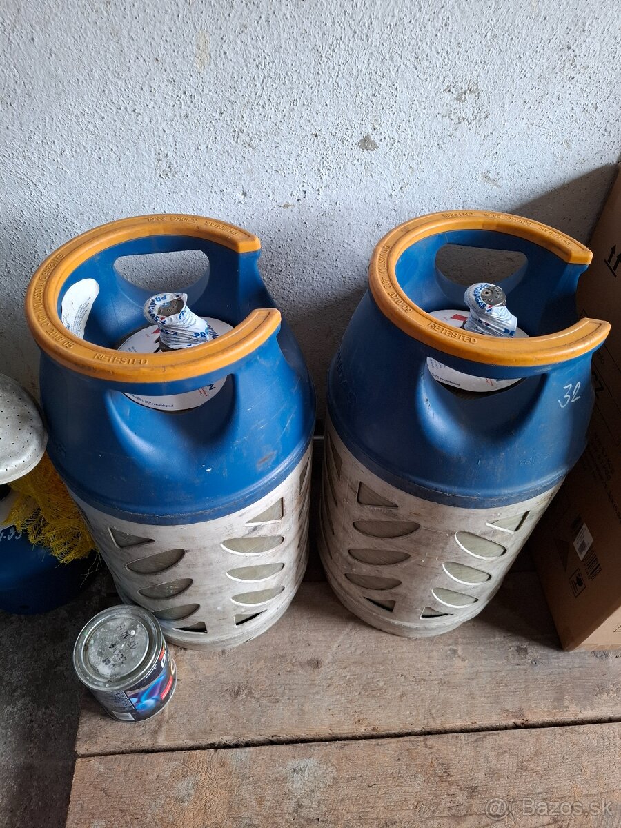 Fľaša, plyn propán
