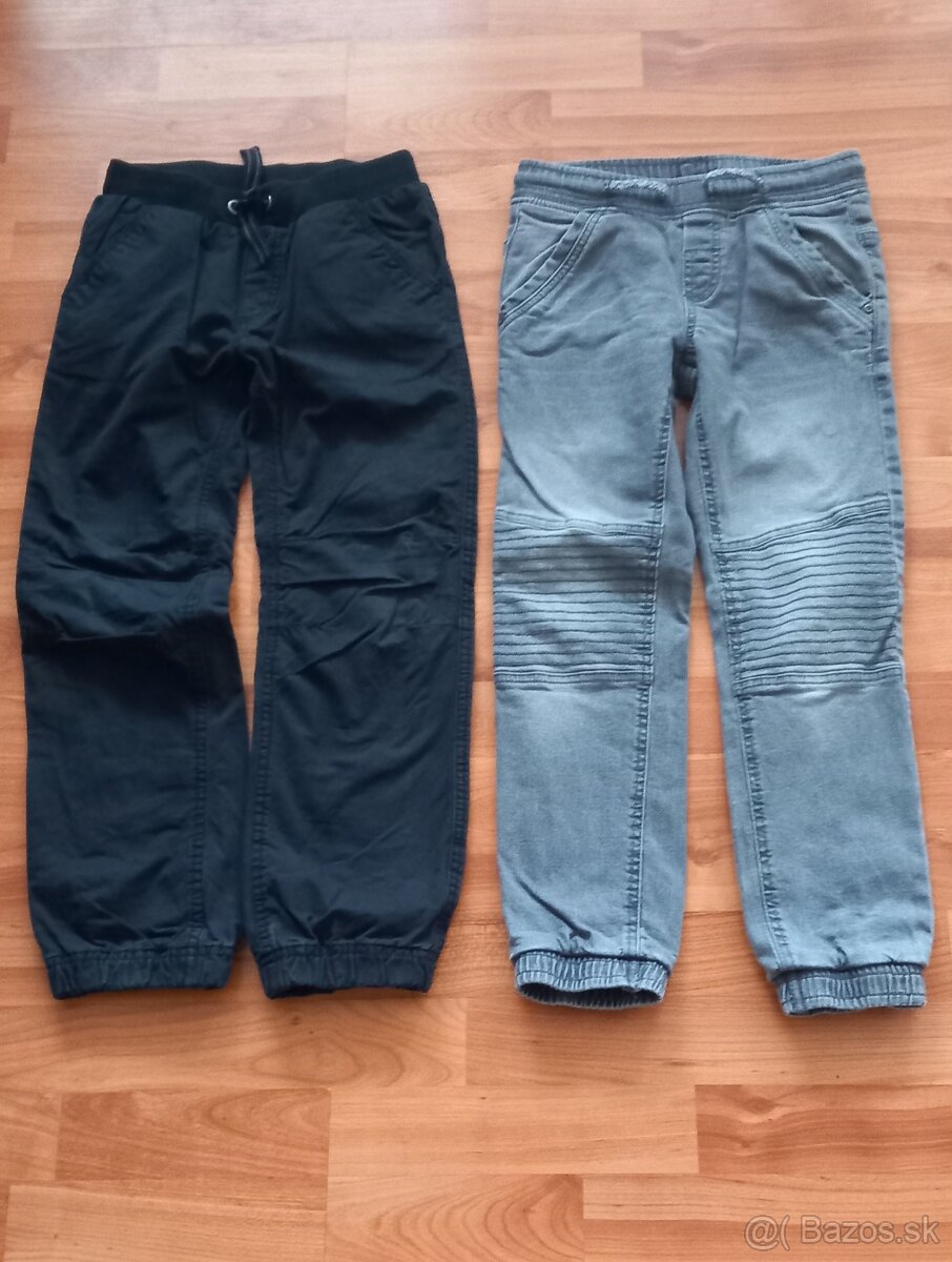 2x zateplené nohavice