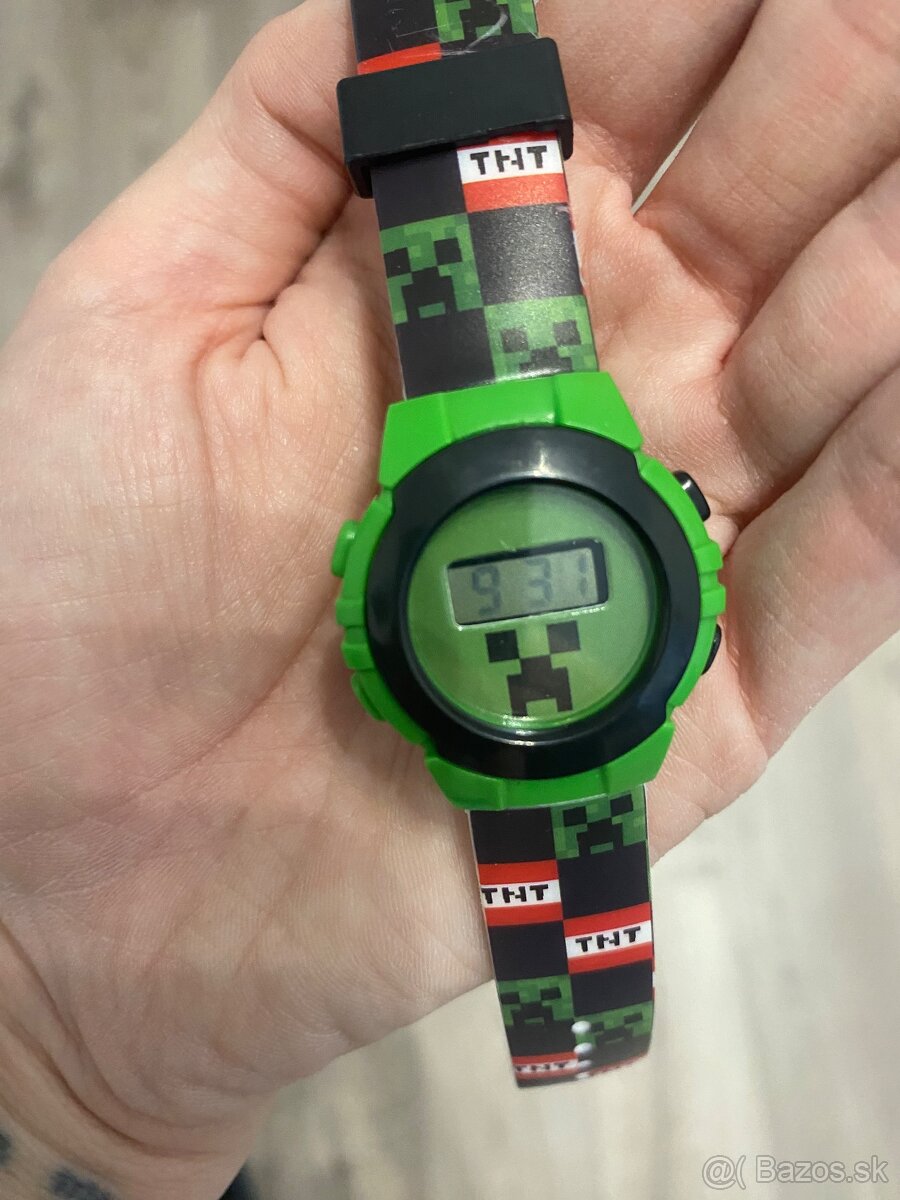 Detské hodinky minecraft