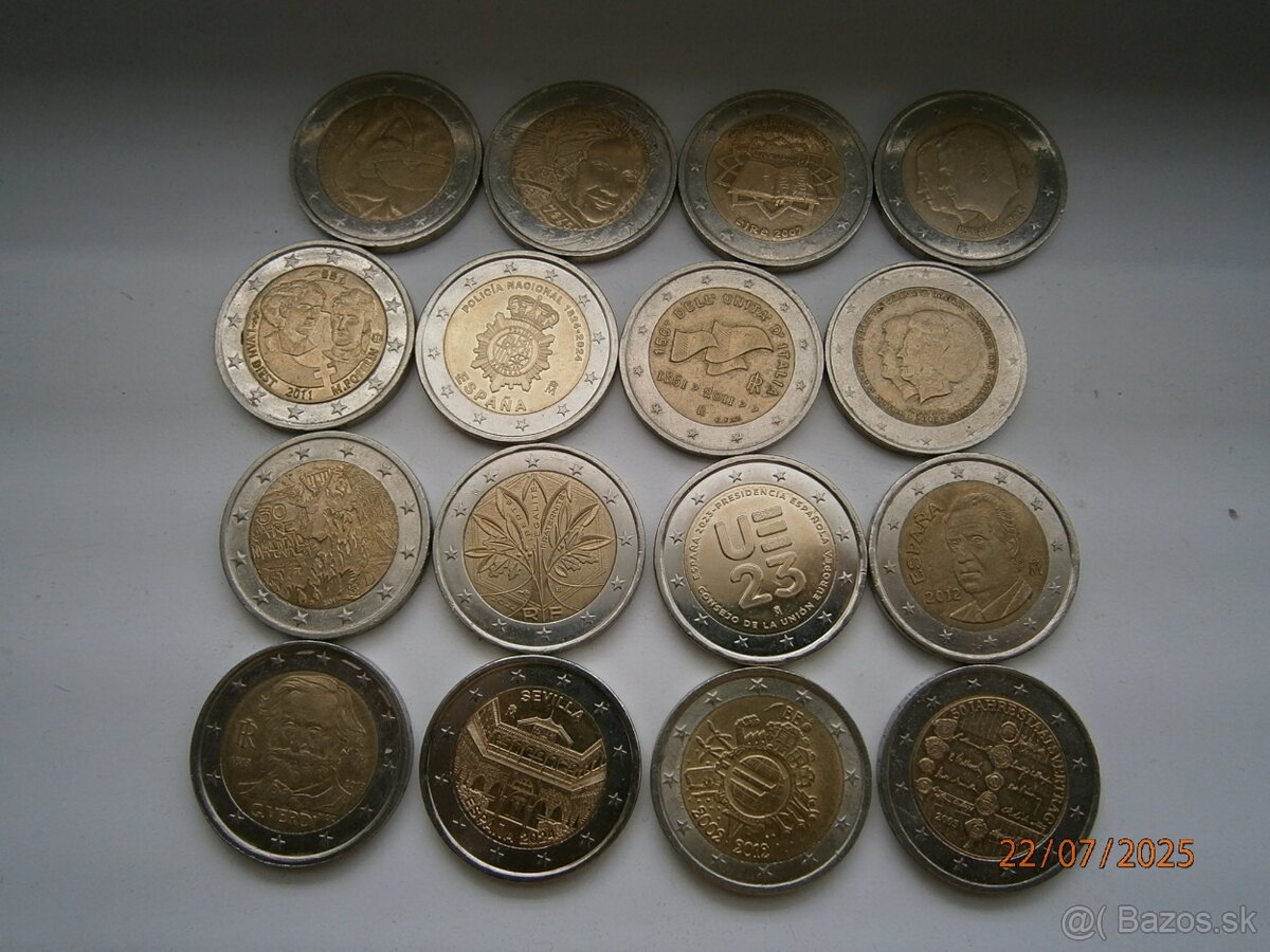 2€ obehové mince