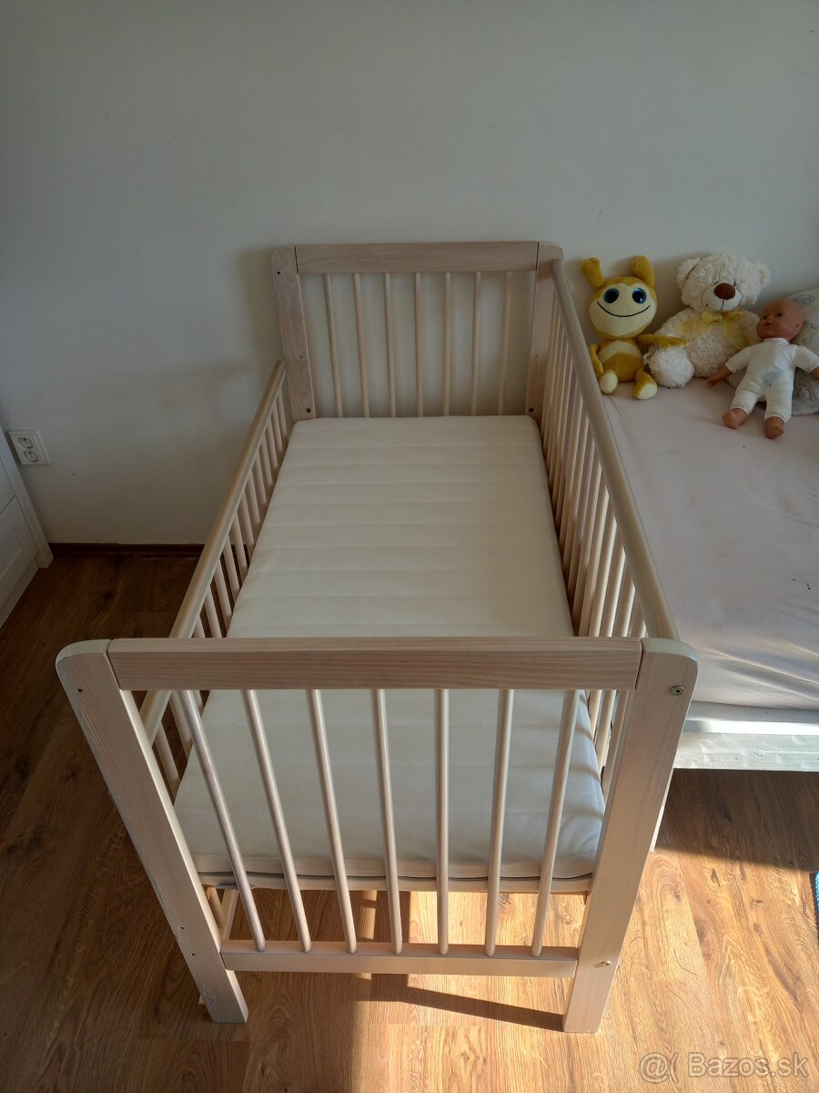 Detská postieľka 120x60 + matrac