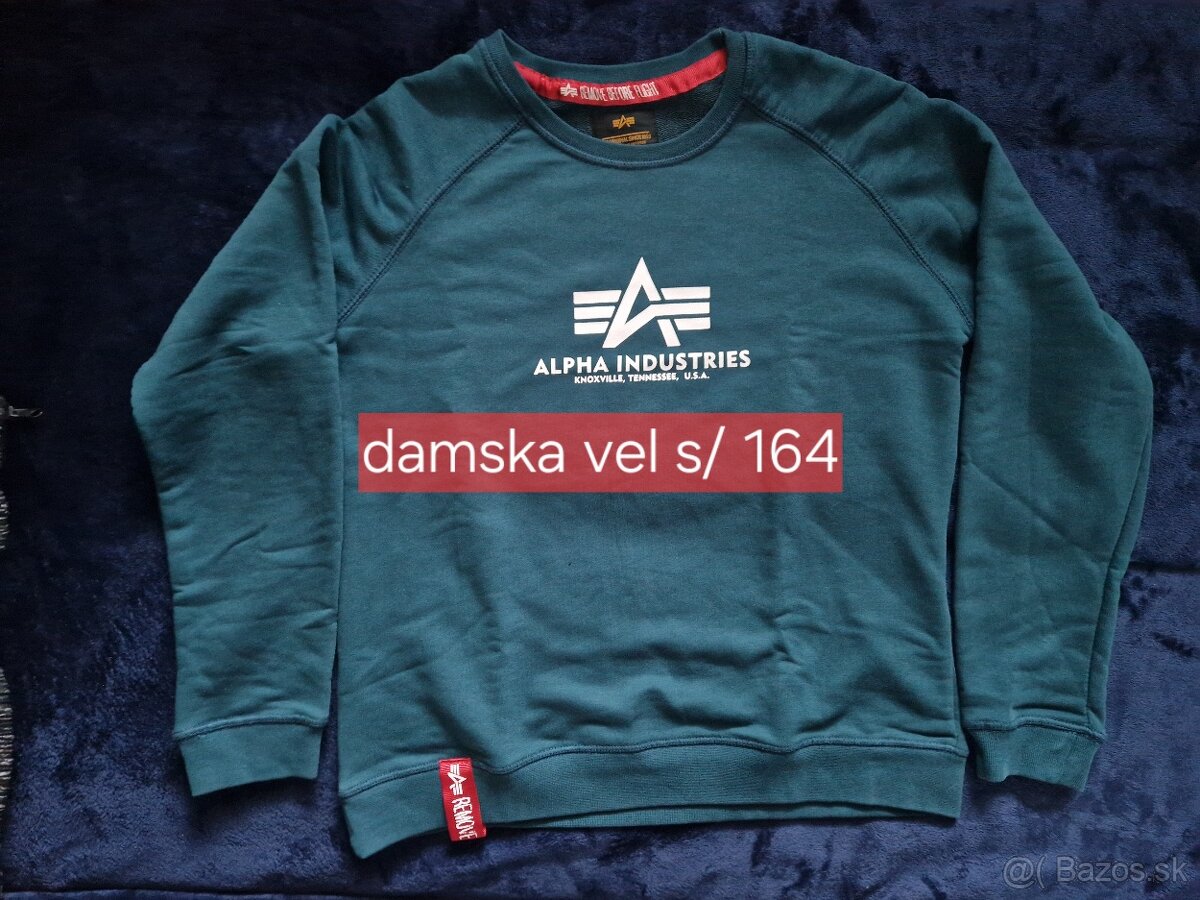 Mikina Alpha Industries dámska vel.S