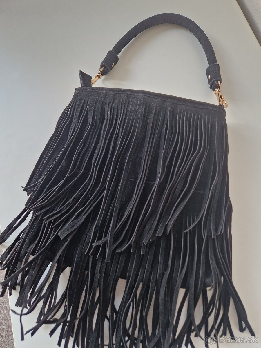 ANSWEAR - semišová kabelka