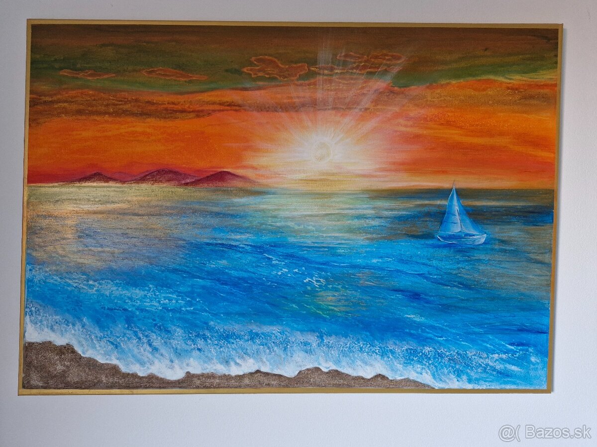 Abstraktný obraz 100x70 cm K