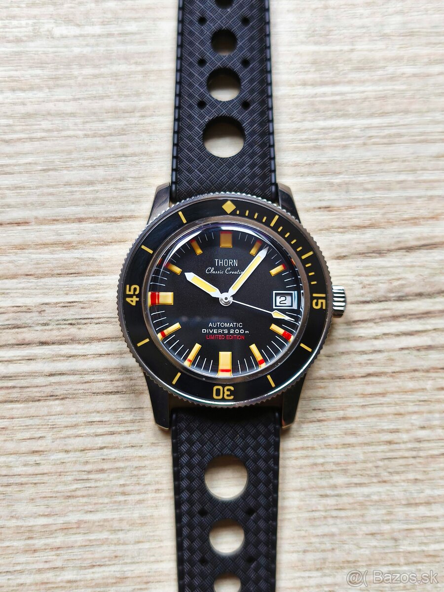 Luxusné hodinky Thorn T006 Titán grade 2 diver - Nové, Kompl