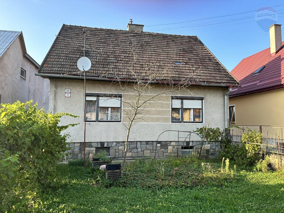REZERVOVANE - NA PREDAJ Rodinný dom v Turanoch