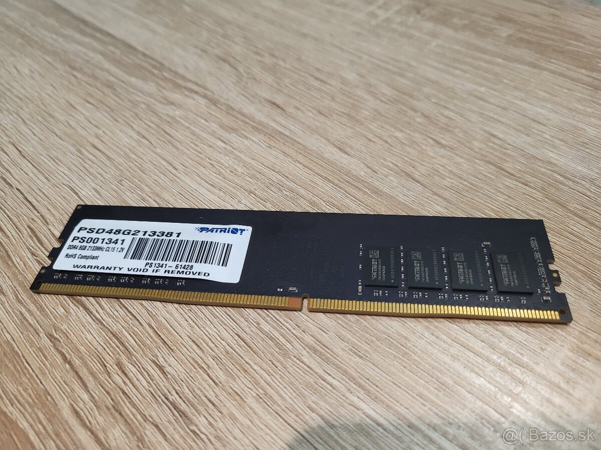 Patriot DDR4 8GB 2133 MHz, CL15, PSD48G213381