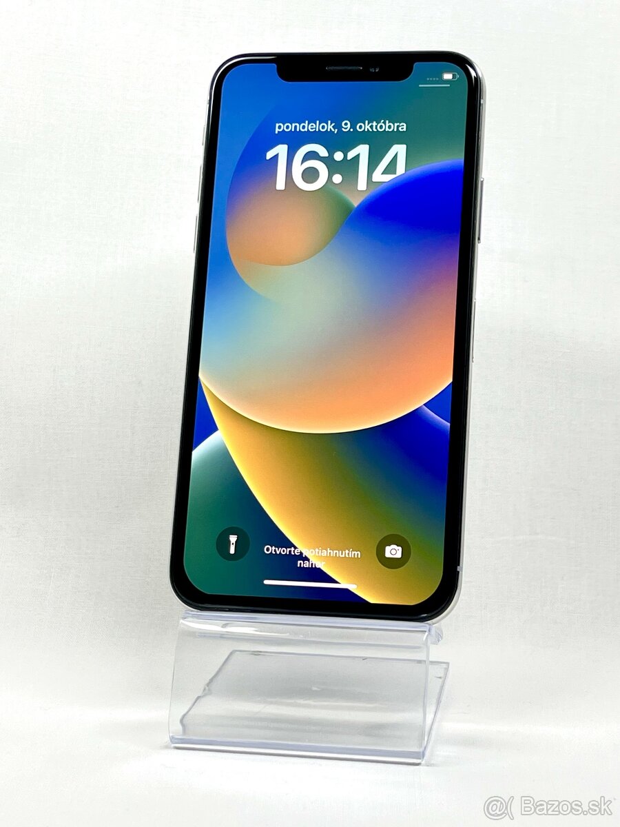 Apple iPhone X Silver 64 GB - 100% Zdravie batérie