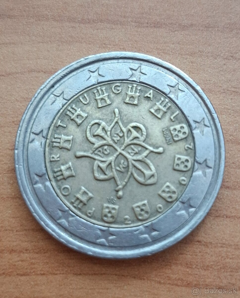 Portugalská 2€minca