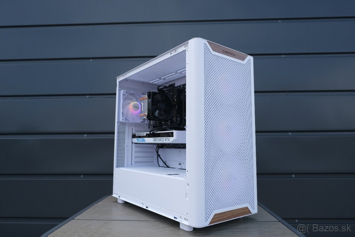 Herný PC, Ryzen 5 7600X, RTX 4060, 48GB RAM, SSD, 24m