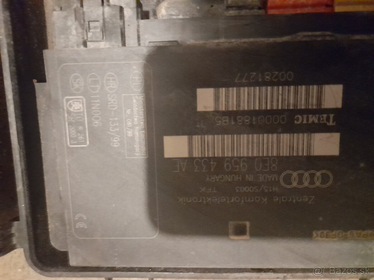 Audi a4 B6 Riadiaca jednotka comfortu