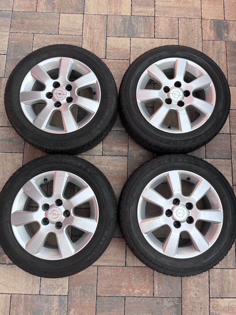 Orig. Hliníkové disky Opel R15 5x110