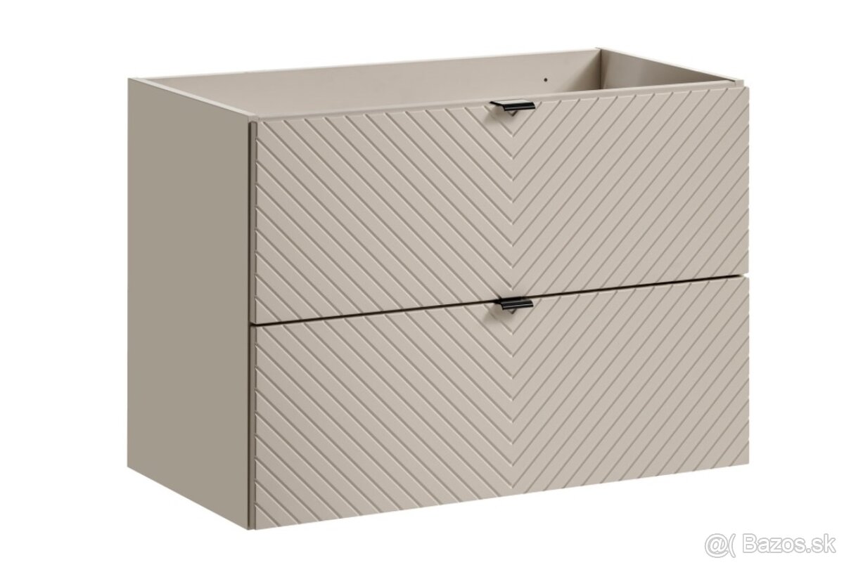 Skrinka pod umývadlo béžová 80 cm