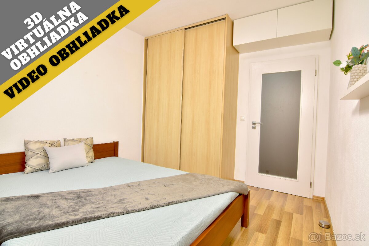 3-izbový byt s balkónom a pivnicou na Chrenovej v Nitre