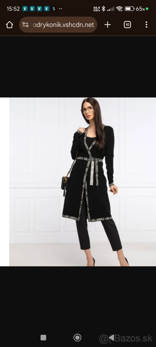 Karl lagerfeld originál saty/kardigan xs,s,m,l