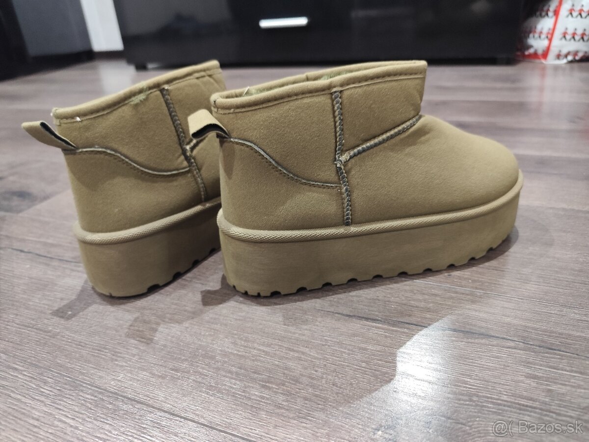 Nové dámske snehule na platforme