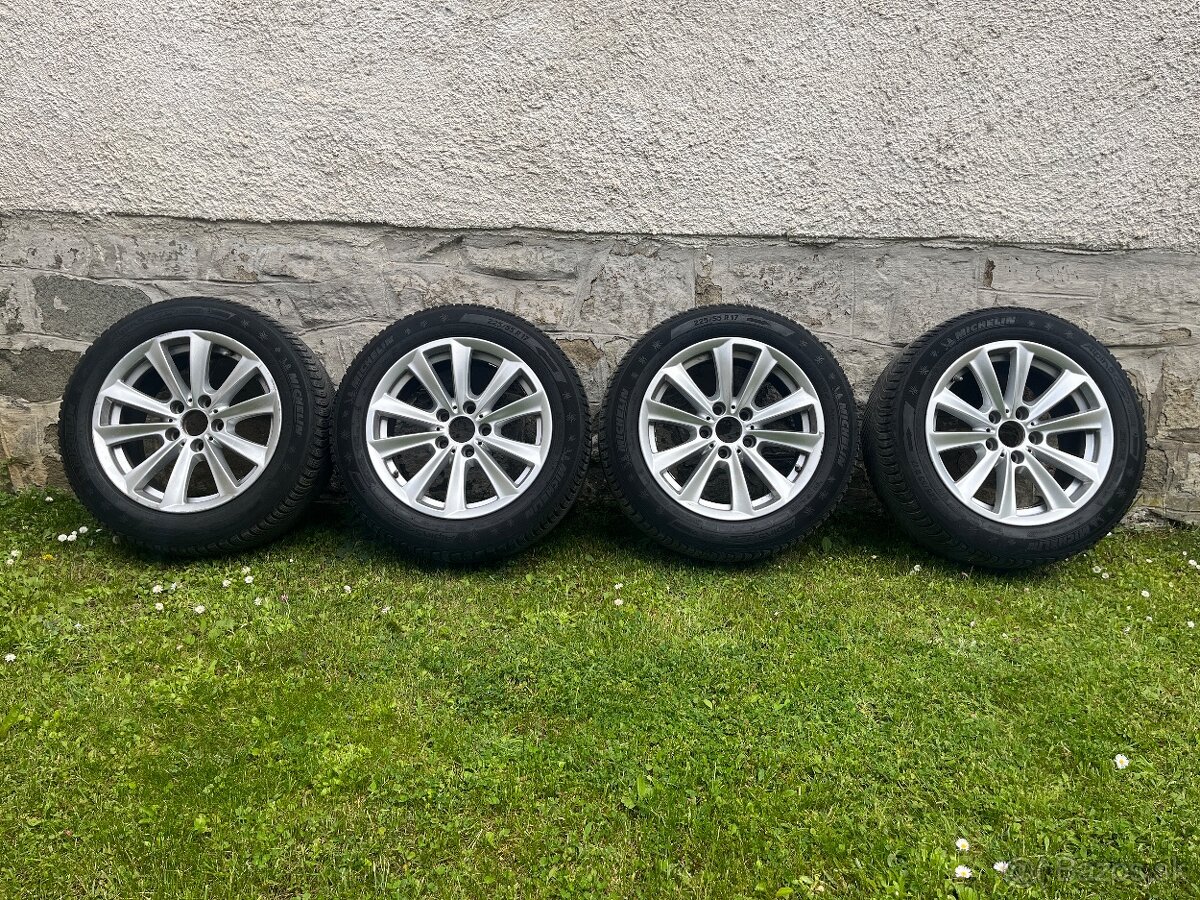 5x120 BMW r17 disky+ pneu zimné 225/55 r17 Runflat 8jx17eh2