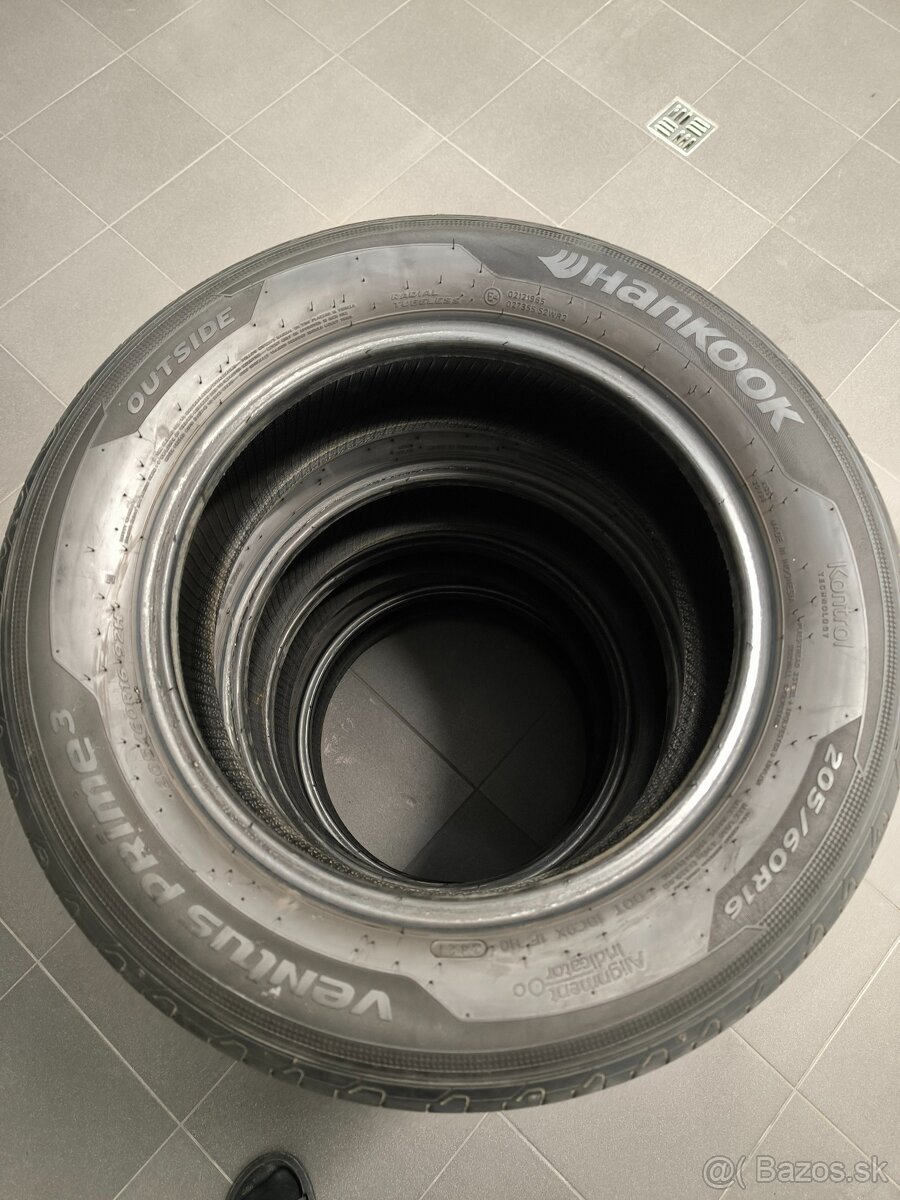 P: letne pneumatiky HANKOOK VENTUS PRIME 3, 205/60 r16