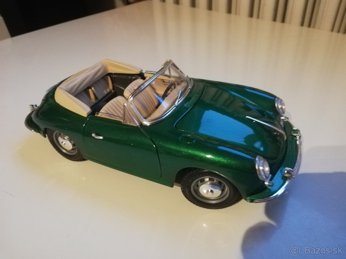 1:18 Porsche 356B Cabriolet 1961 zelena