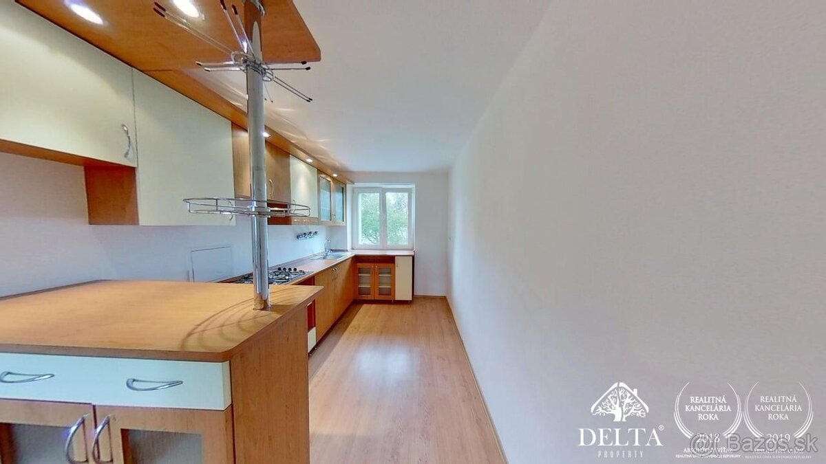 DELTA - Zrekonštruovaný a dispozične zmenený 2-izbový byt s 