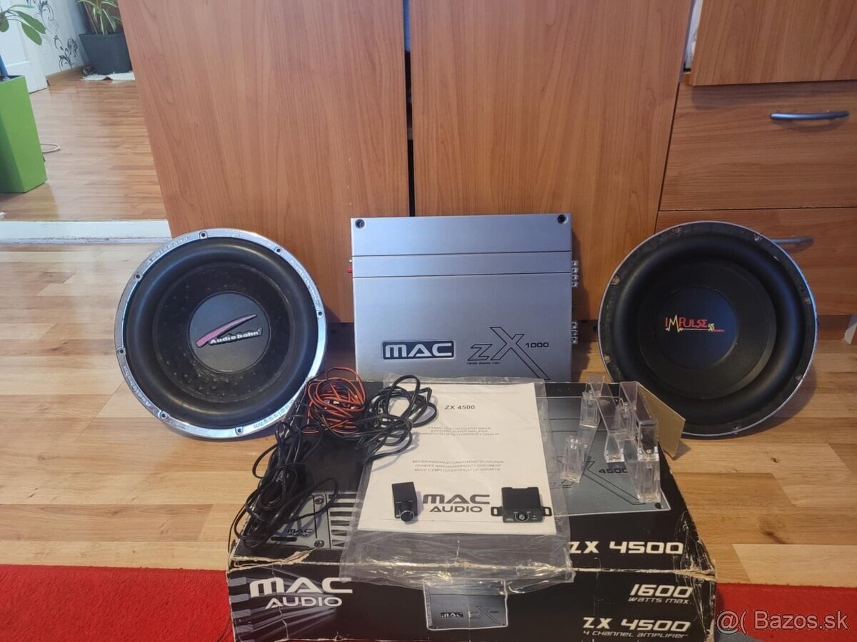 Predám kompletnú subwooferovú súpravu