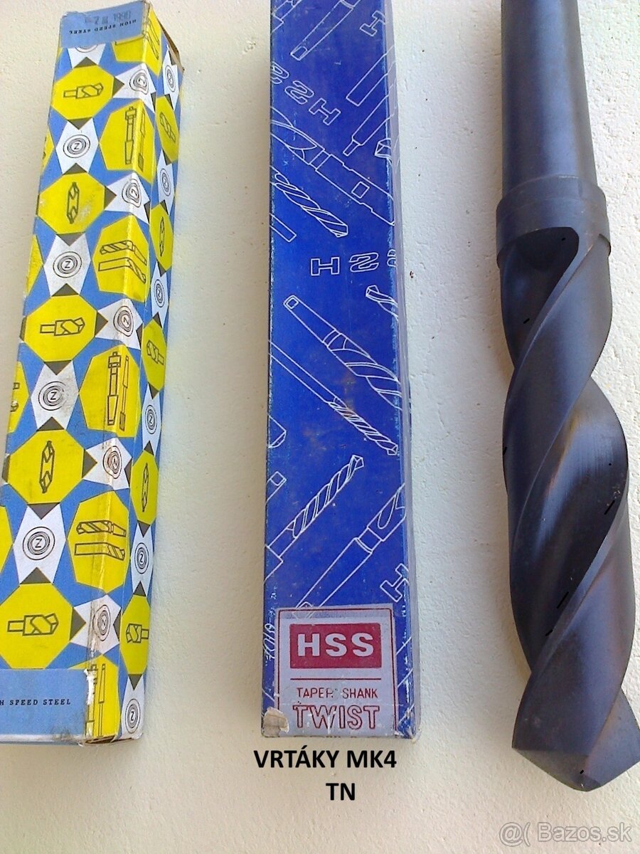 Kužeľové vrtáky MK4 - súbor č.2.
