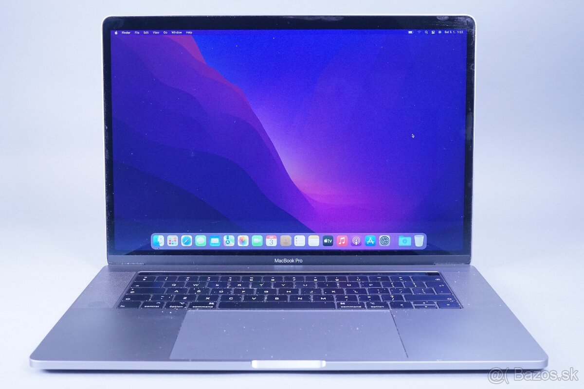 ZÁRUKA/Macbook Pro 15.4TB/I7 2.6GHZ/16GB RAM/512GBSSD