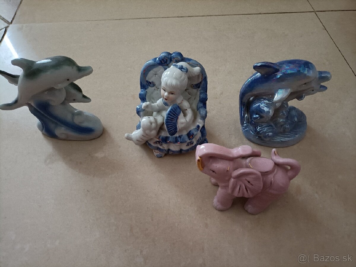 Predám porcelánové sošky kus 3,5€€