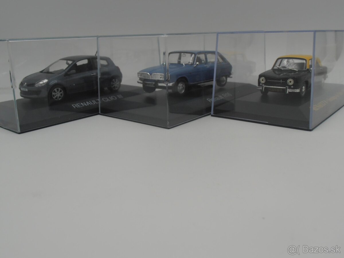 Renault Clio III, Renault R16, R8 TAXI 1/43