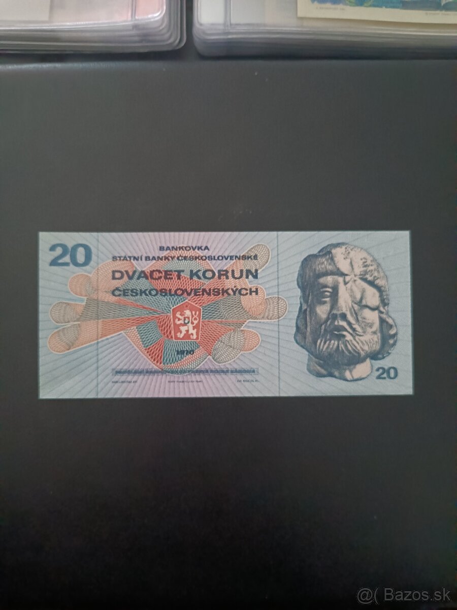 Bankovka 20kcs 1970